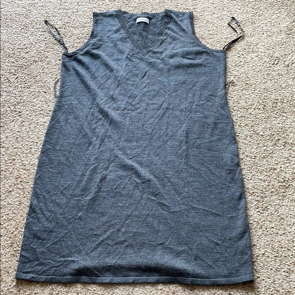 Calvin Klein merino wool blend Sleeveless Women's dress size L